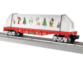 Mickey & Friends Christmas Flatcar with Girders